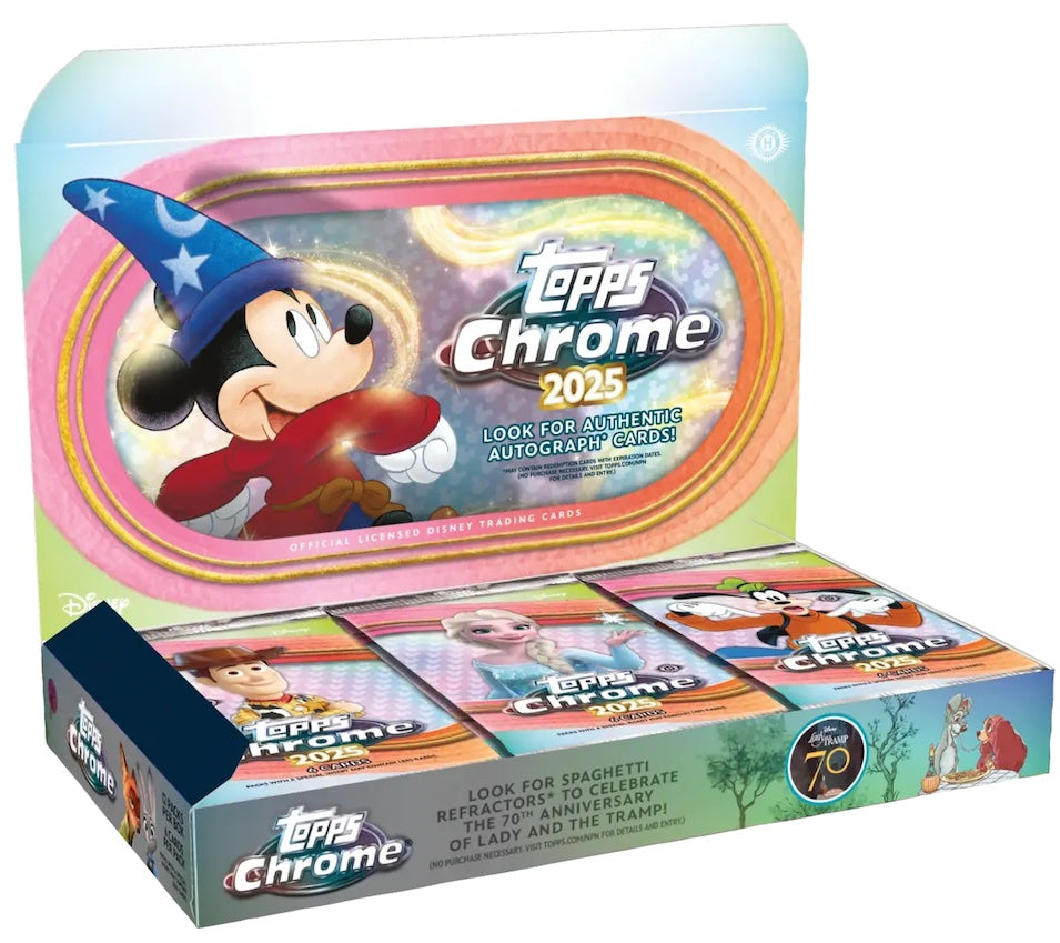 2025 Topps Chrome Disney Hobby Box