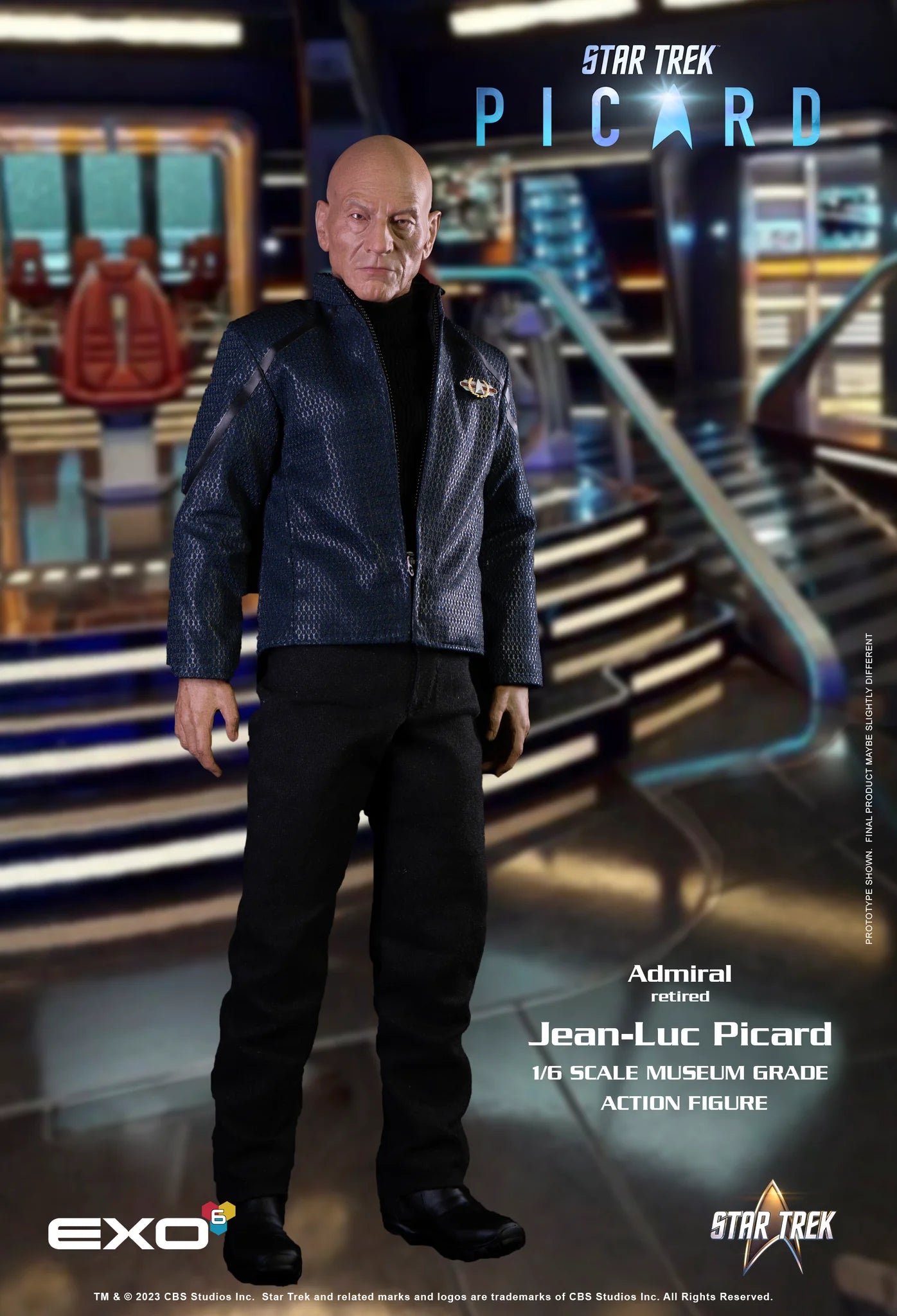 Jean-Luc Picard 1/6 Scale Figure by EXO-6