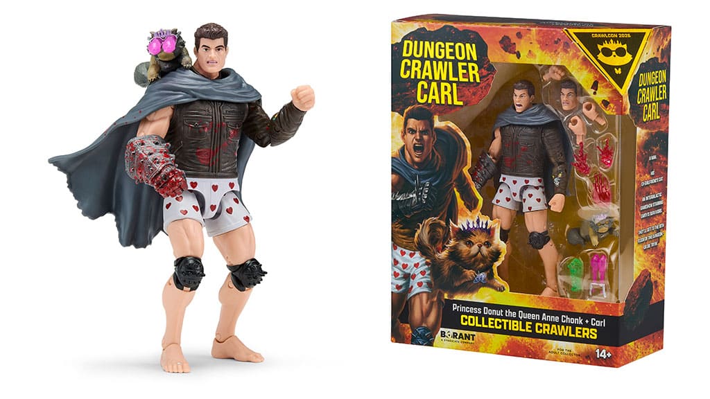 Dungeon Crawler Carl & Princess Donut 6" Collectible Action Figure (Playmates Toys)