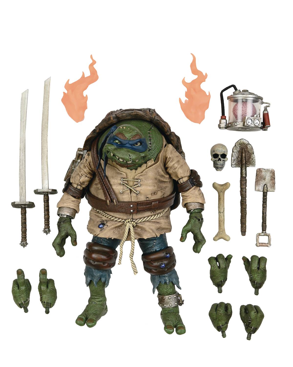 Universal Mosnters vs TMNT Leonardo as The Hunchback 7 Inch Action Figure