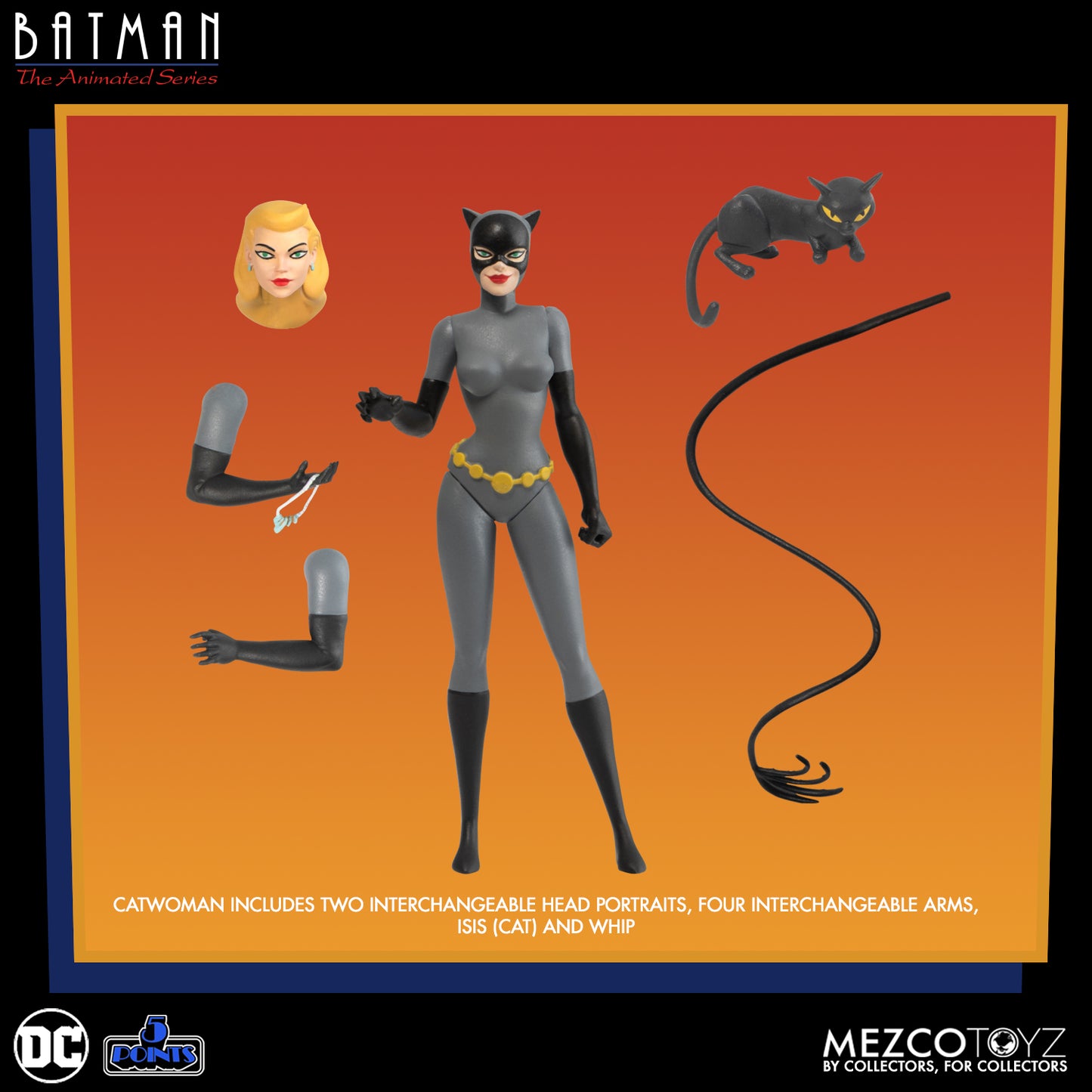 Batman The Animated Series 5 Points Action Figure Set of 4
