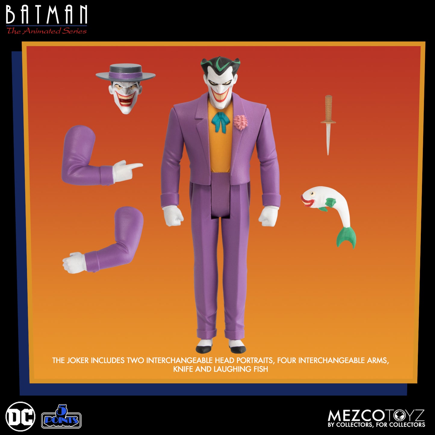 Batman The Animated Series 5 Points Action Figure Set of 4