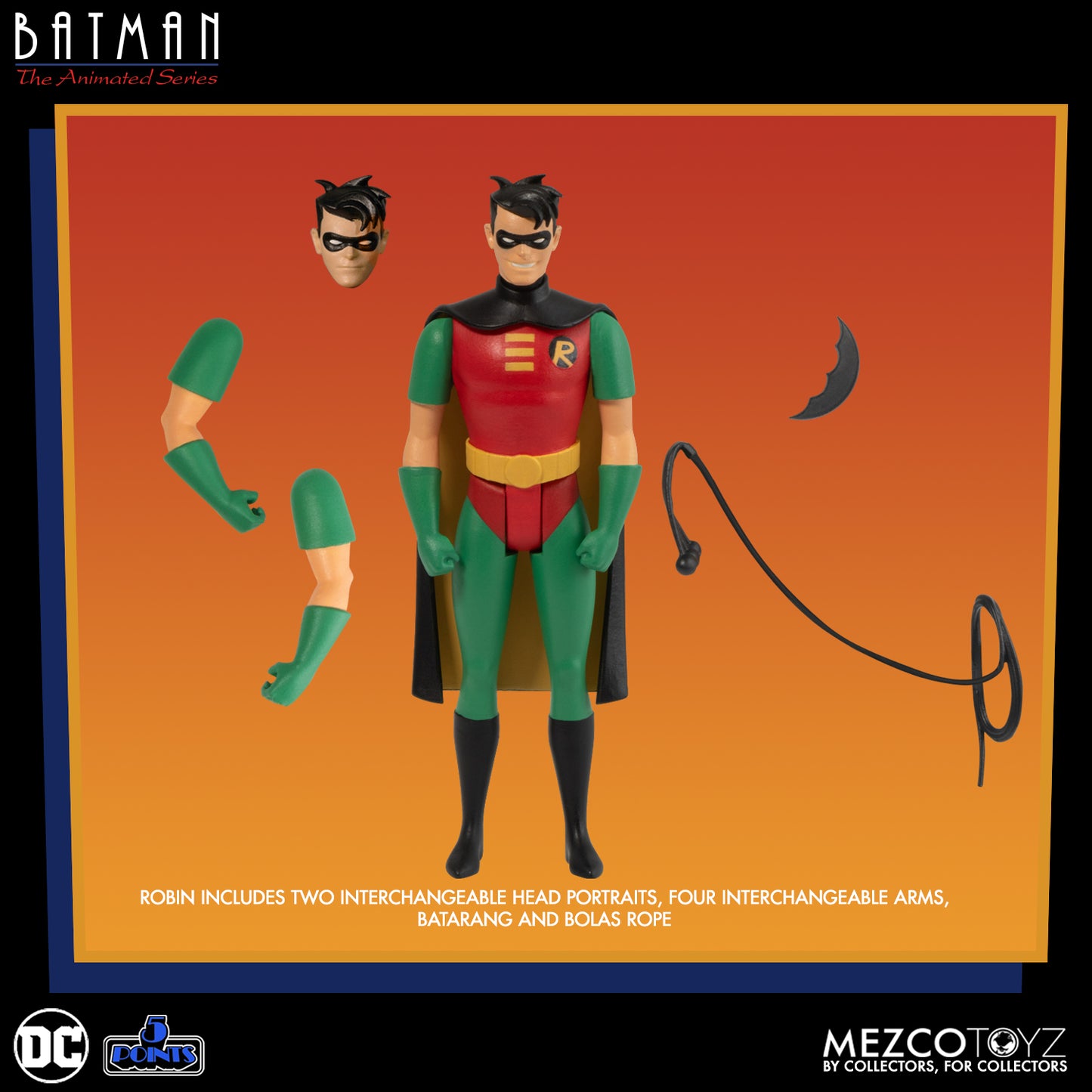 Batman The Animated Series 5 Points Action Figure Set of 4