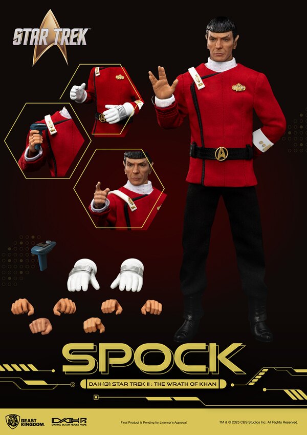 Beast Kingdom - Star Trek II: The Wrath of Khan - Dynamic 8ction Heroes - Spock Action Figure