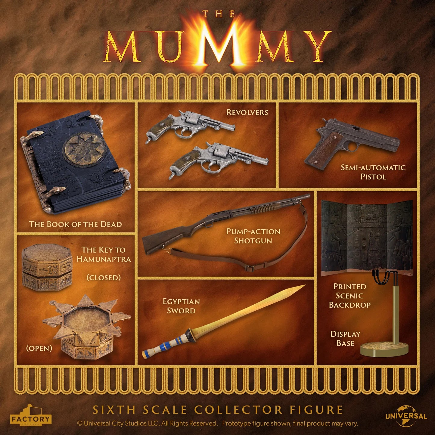 The Mummy | Rick O'Connell Sixth Scale Figure (Factory Entertainment)