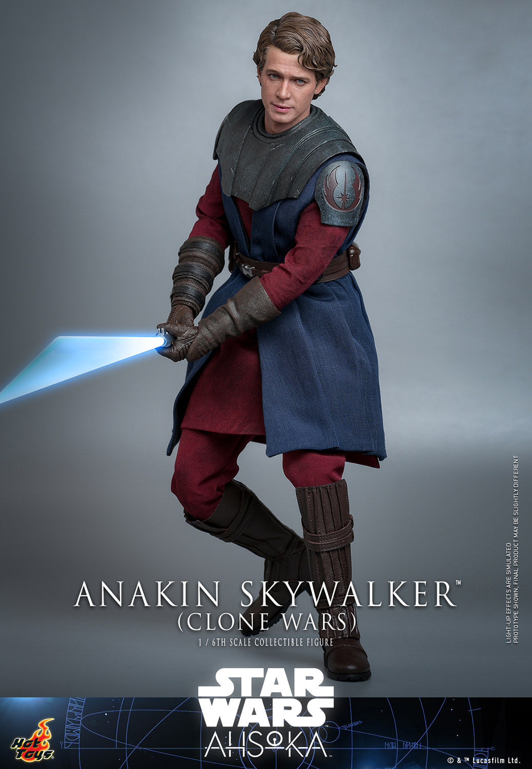 Anakin Skywalker (Clone Wars) Sixth Scale Figure by Hot Toys