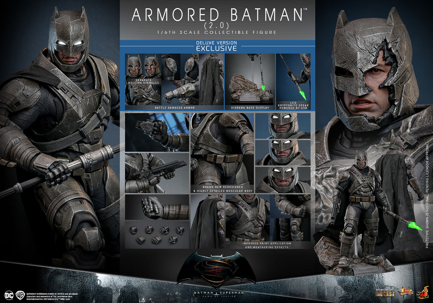 Armored Batman (2.0) (Deluxe Version) 1/6 Scale Figure