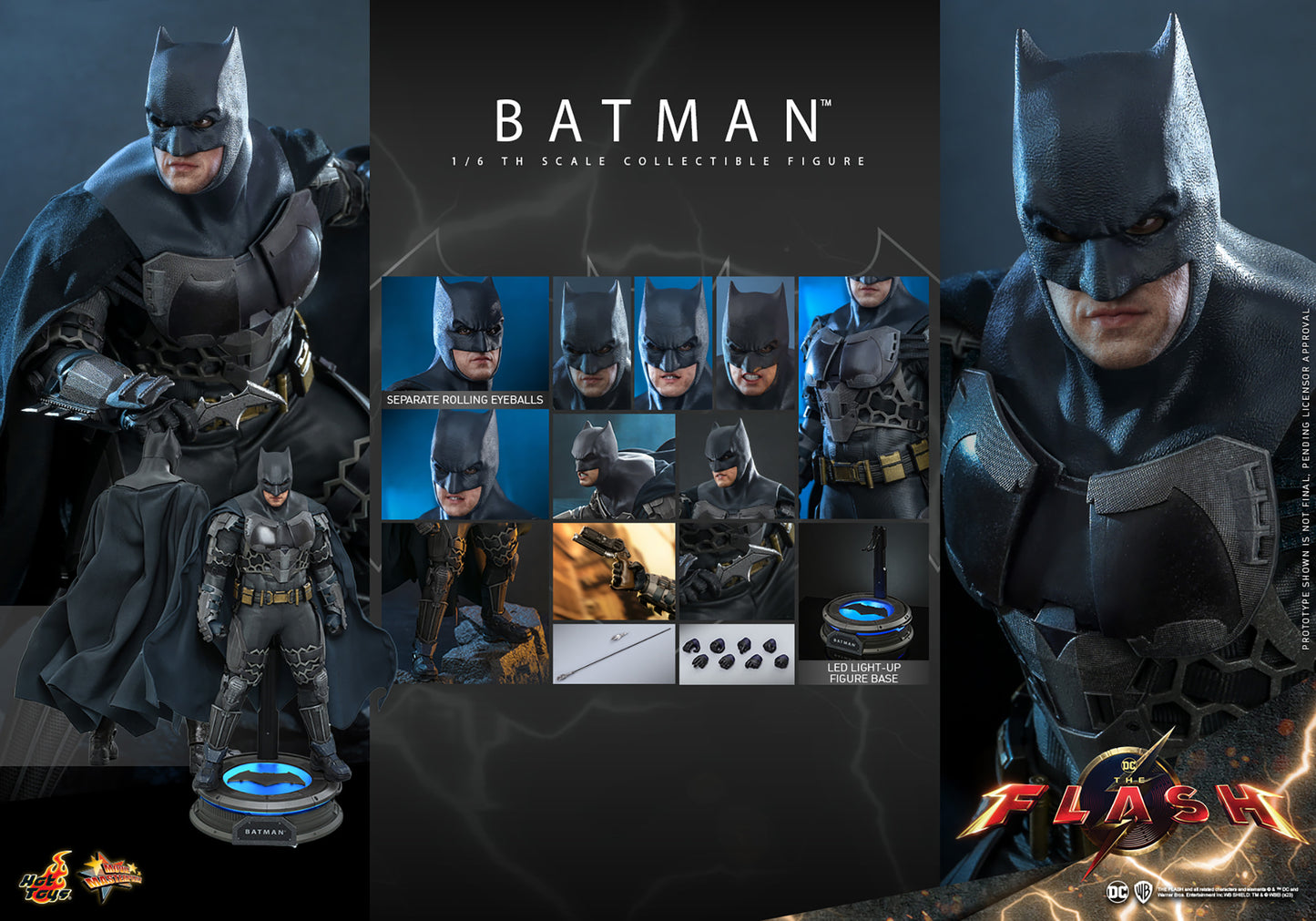 Batman Sixth Scale Figure by Hot Toys (Display Piece)