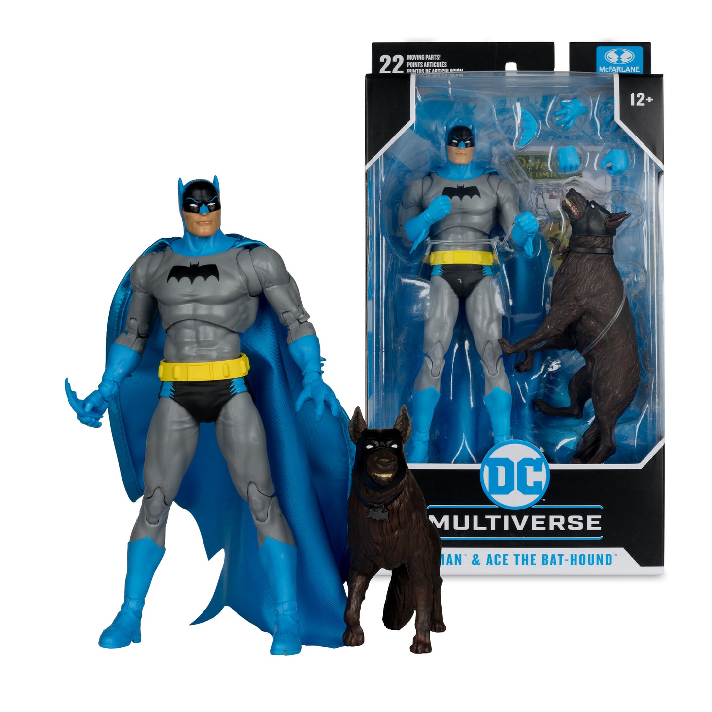 DC Multiverse 1950s Batman and Ace Action Figure