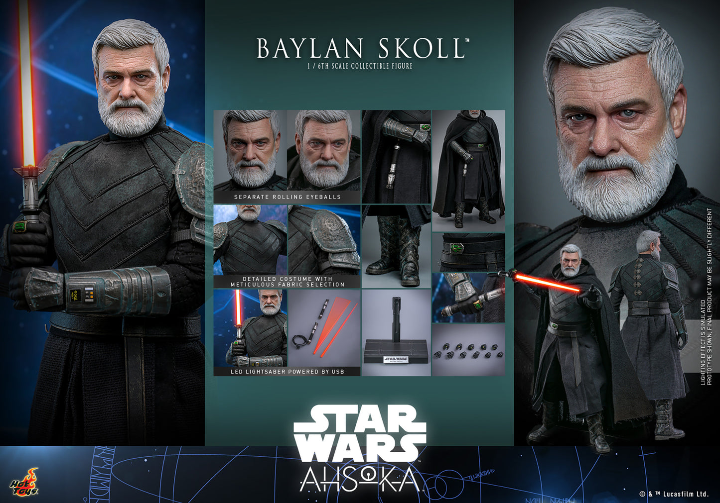 Baylan Skoll Sixth Scale Figure by Hot Toys