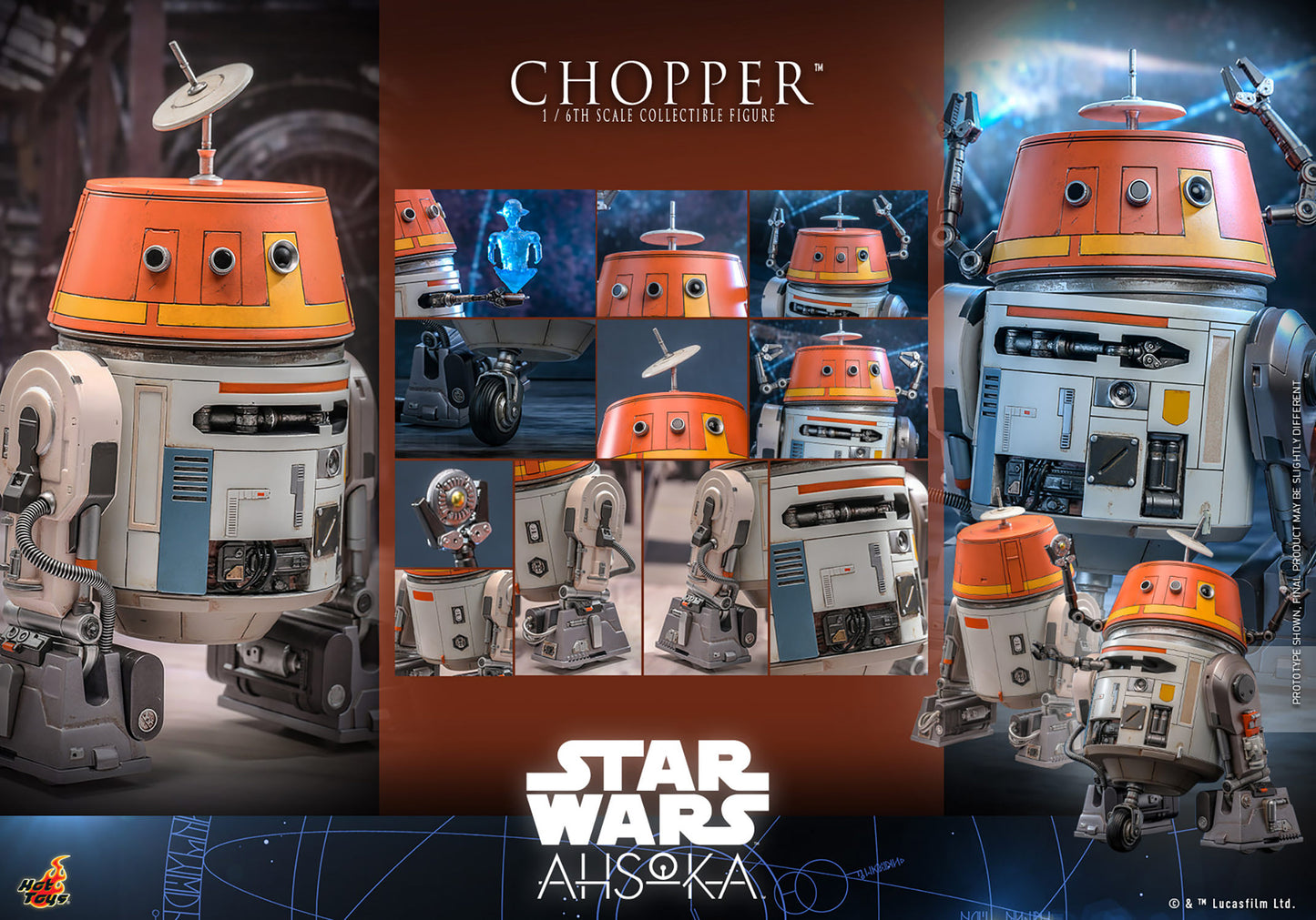 Chopper 1/6 Scale Figure by Hot Toys