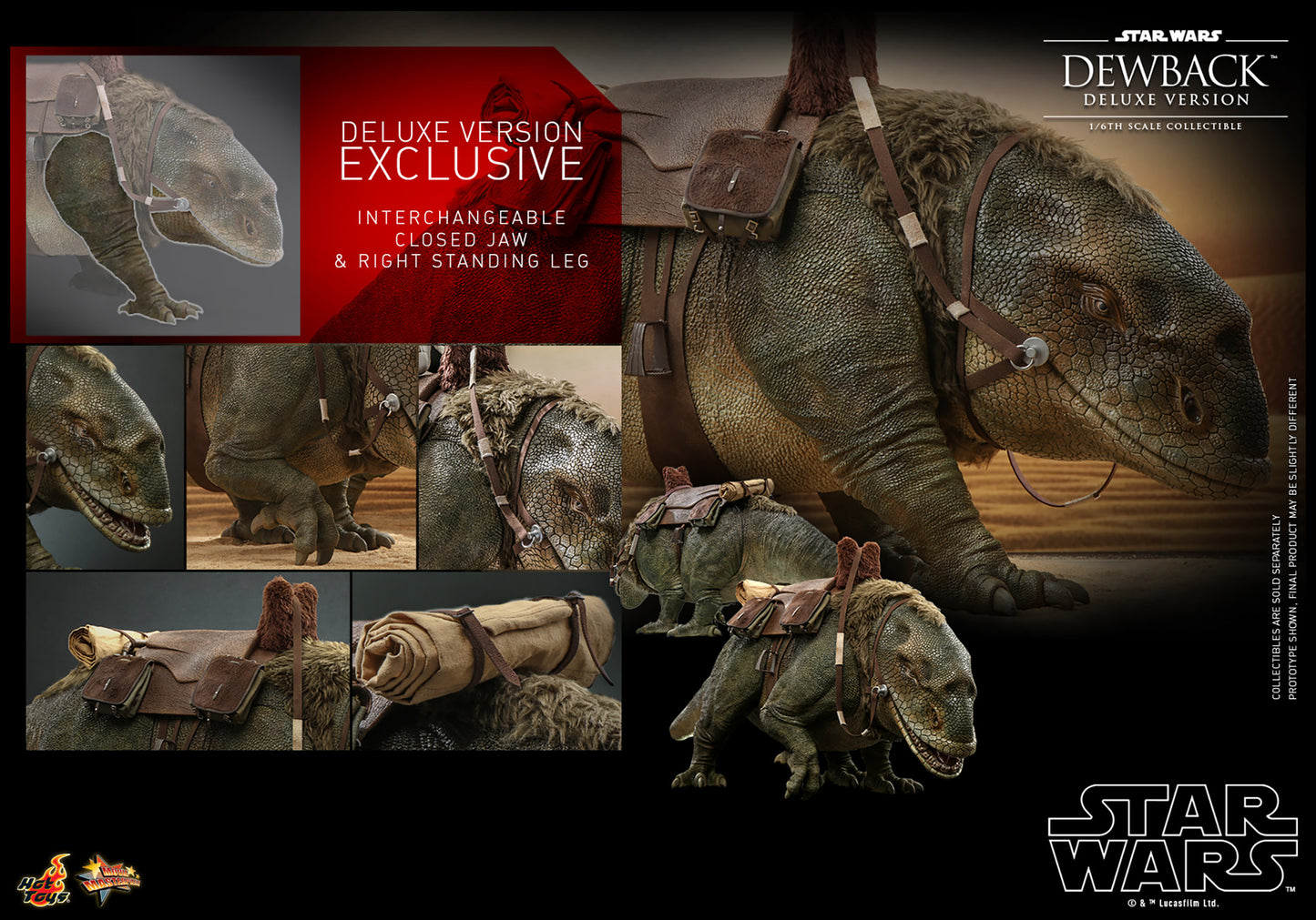 Dewback (Deluxe Version) 1/6 Scale Figure by Hot Toys