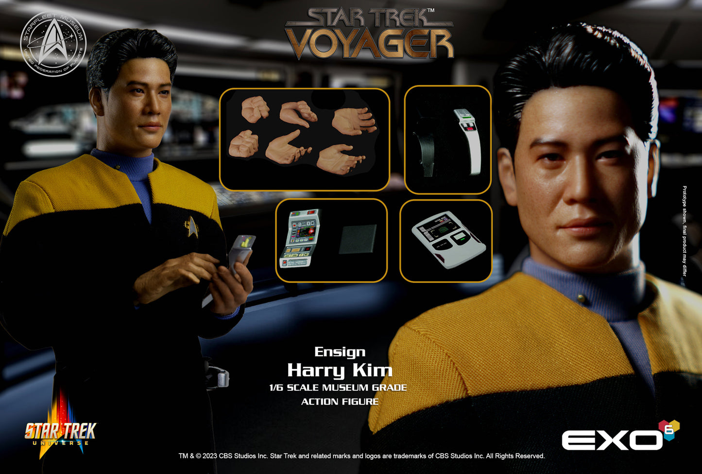 Ensign Harry Kim 1/6 Scale Figure by EXO-6
