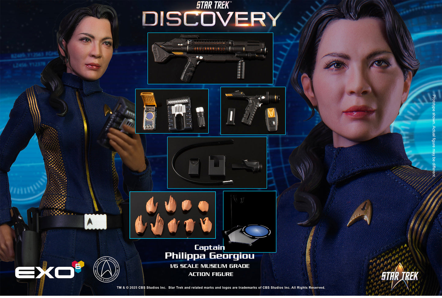 EXO-6 Star Trek: Discovery Captain Philippa Georgiou Sixth Scale Figure
