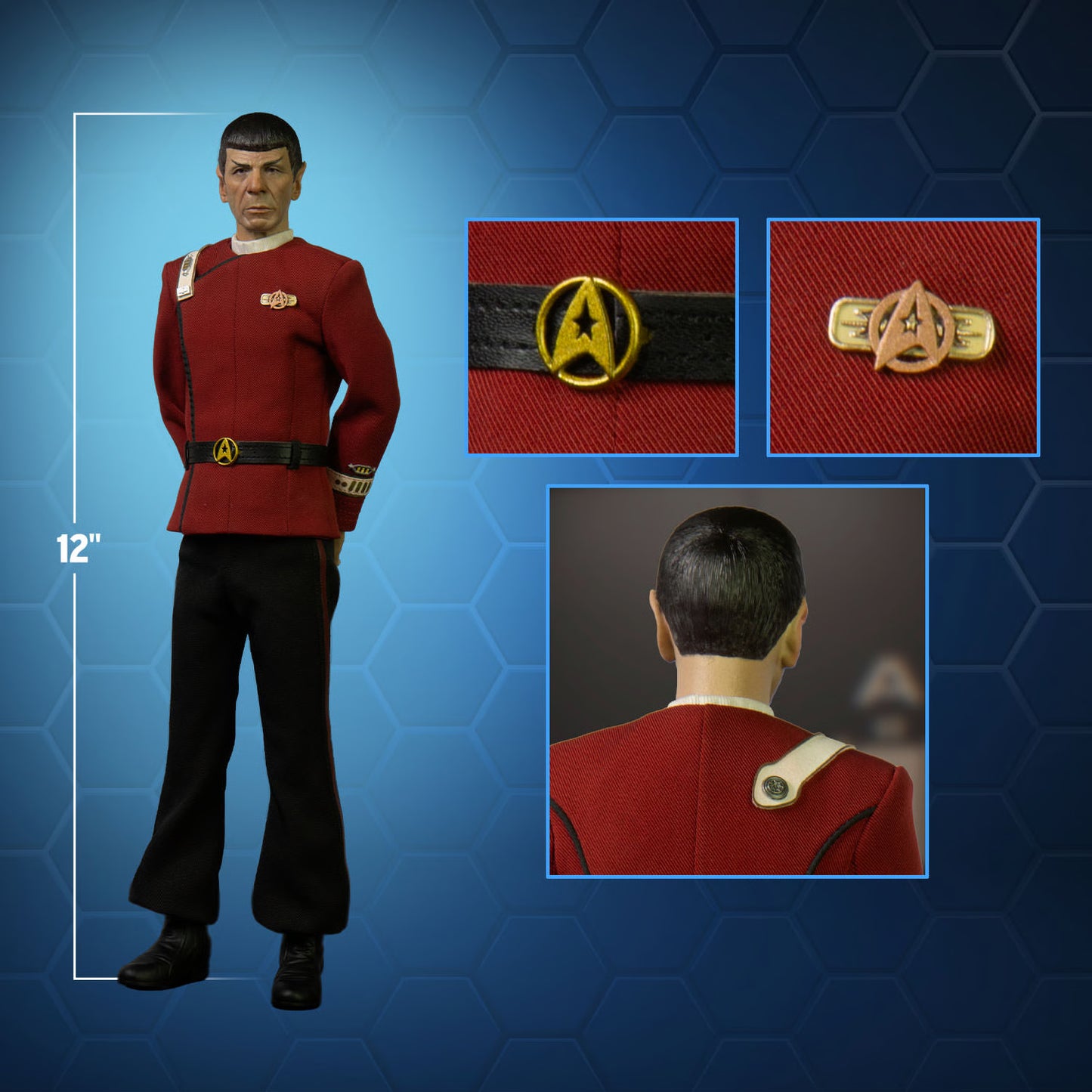 EXO-6 Star Trek II: The Wrath of Khan Captain Spock Kobayashi Maru Edition Sixth-Scale Figure