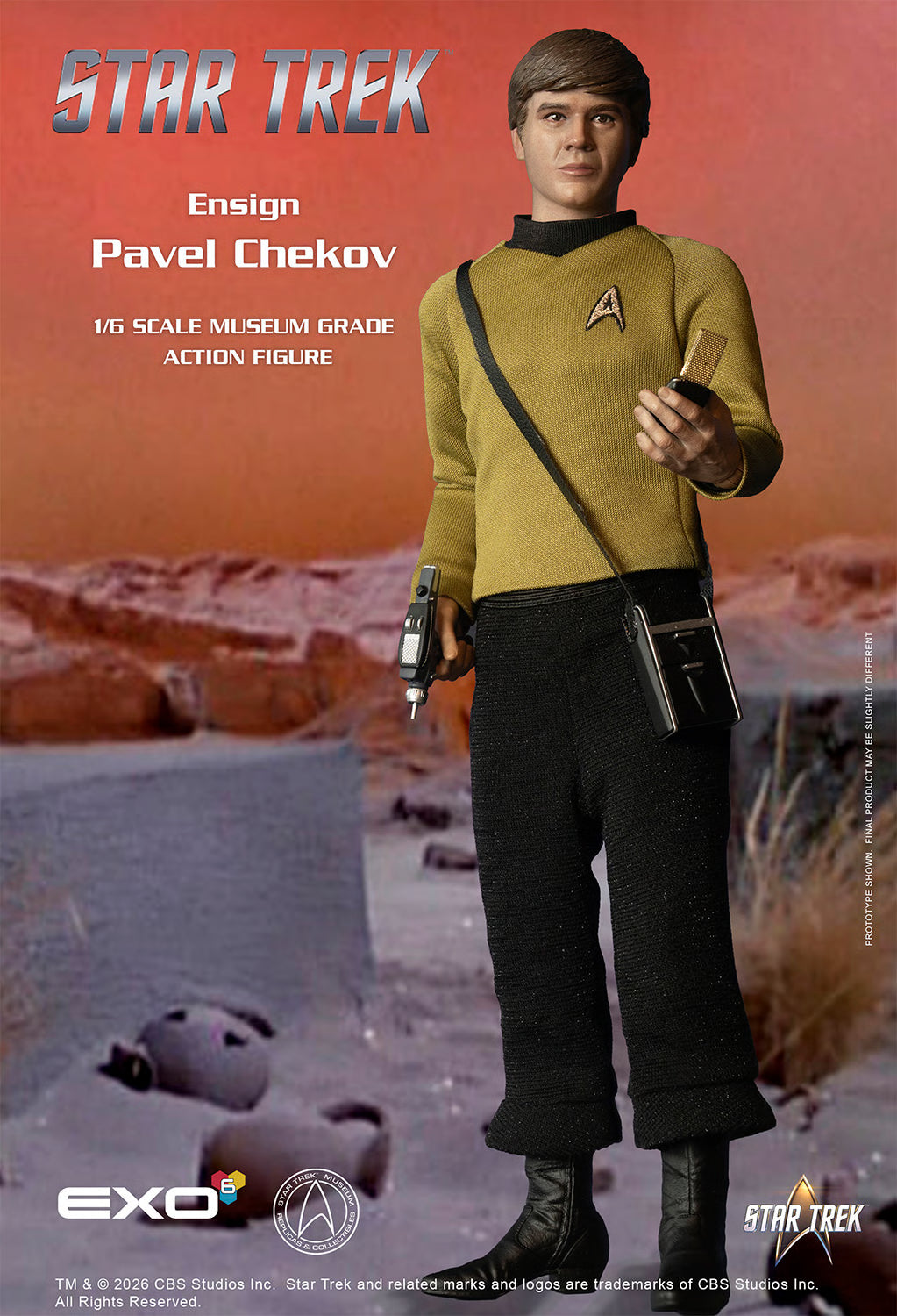 Star Trek: The Original Series Ensign Pavel Chekov Sixth Scale Figure