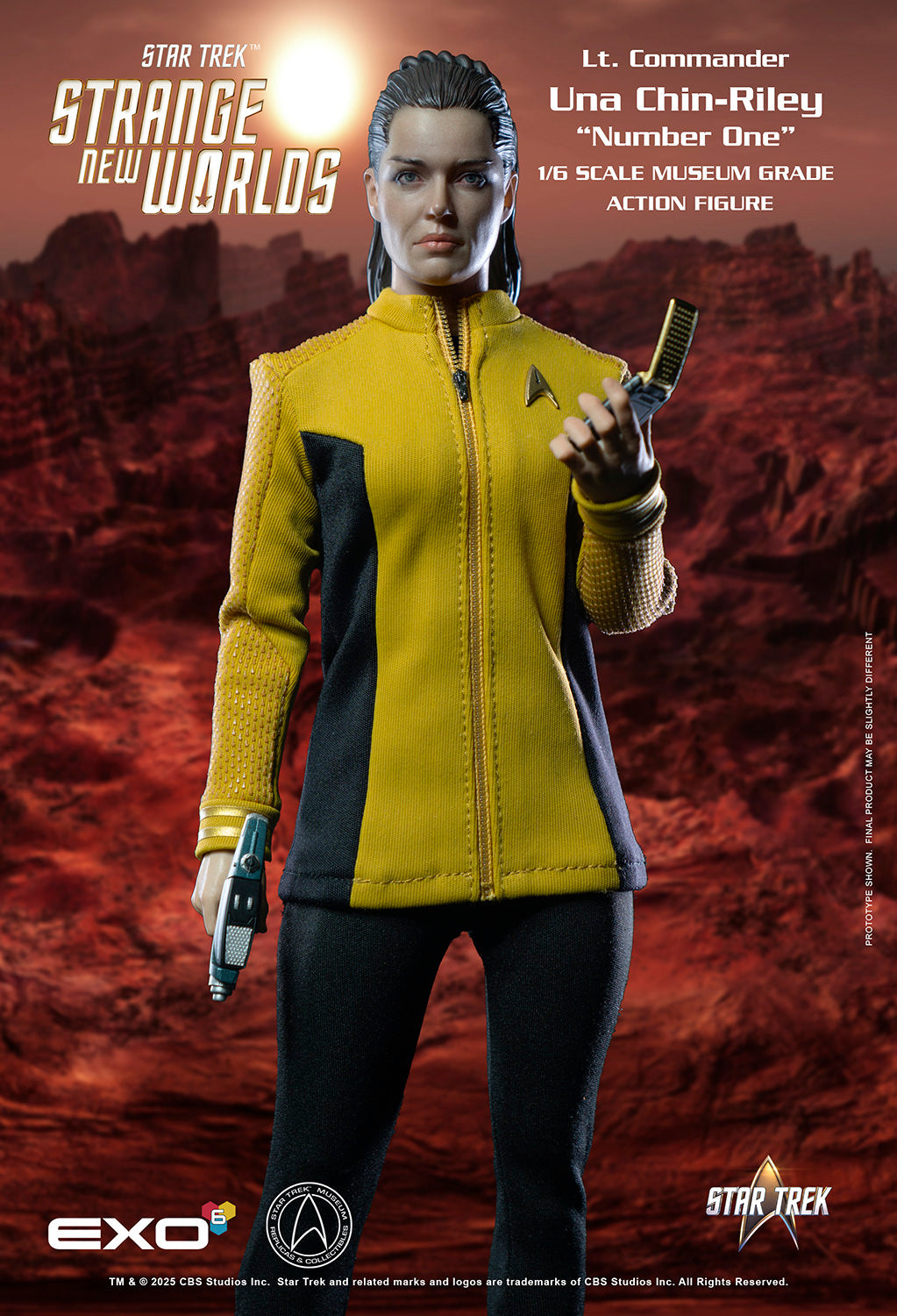 Exo-6 Lt. Commander Una Chin-Riley "Number One" Sixth Scale Figure