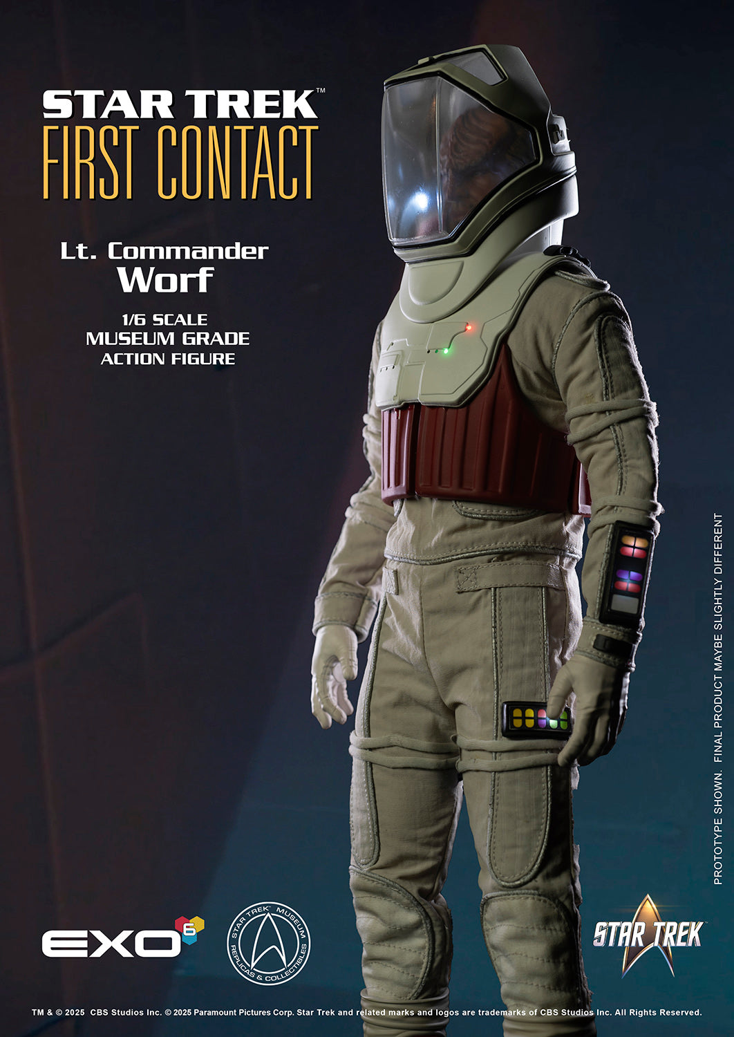 EXO-6 Lt. Commander Worf in EVA Suit