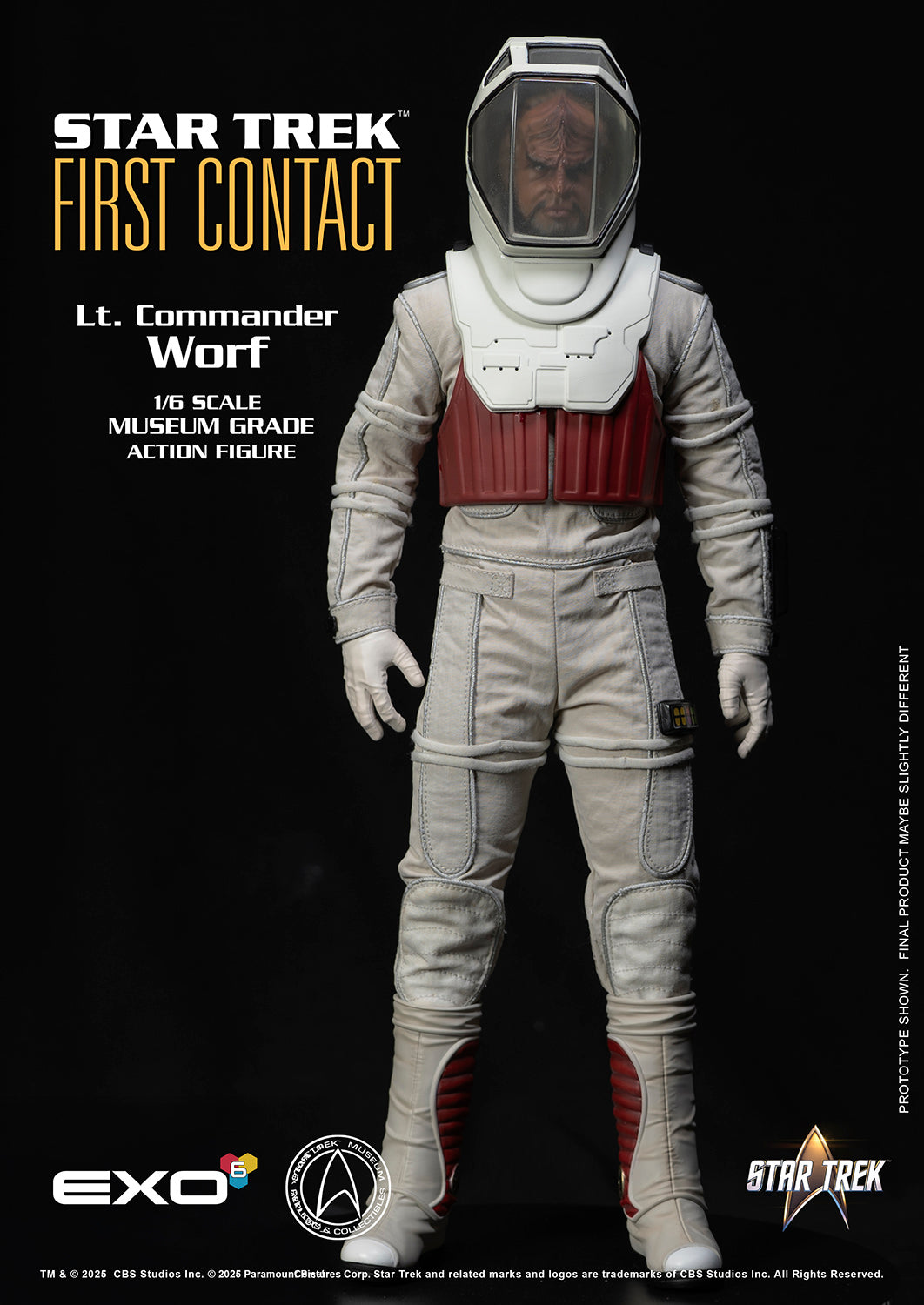 EXO-6 Lt. Commander Worf in EVA Suit