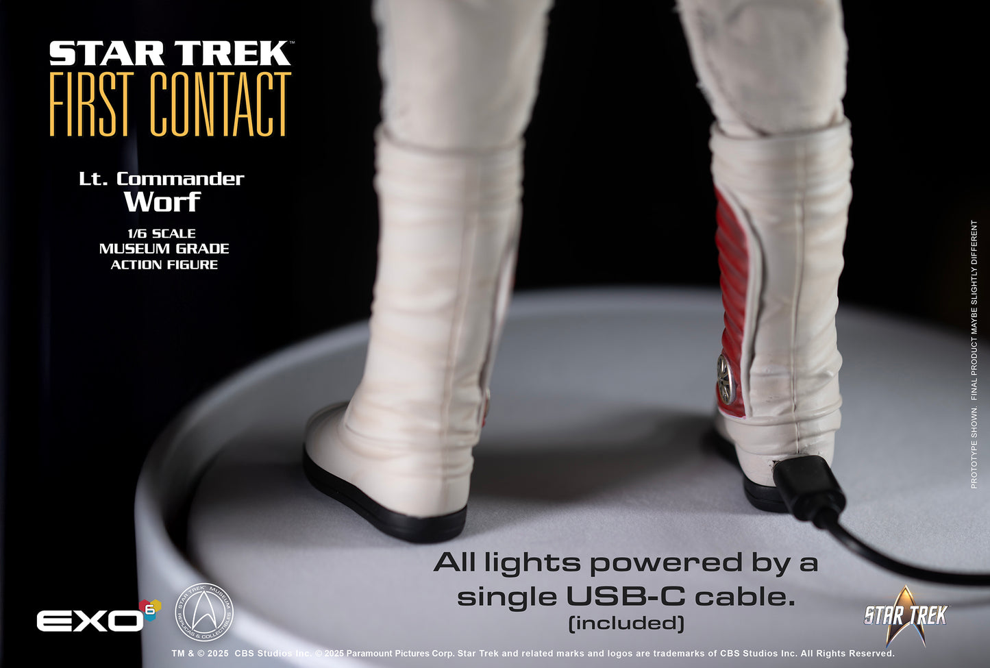 EXO-6 Lt. Commander Worf in EVA Suit