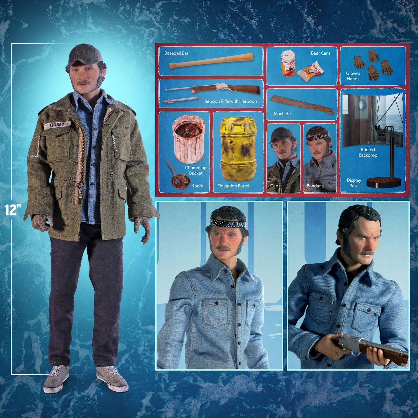 Jaws Quint Sixth Scale Figure