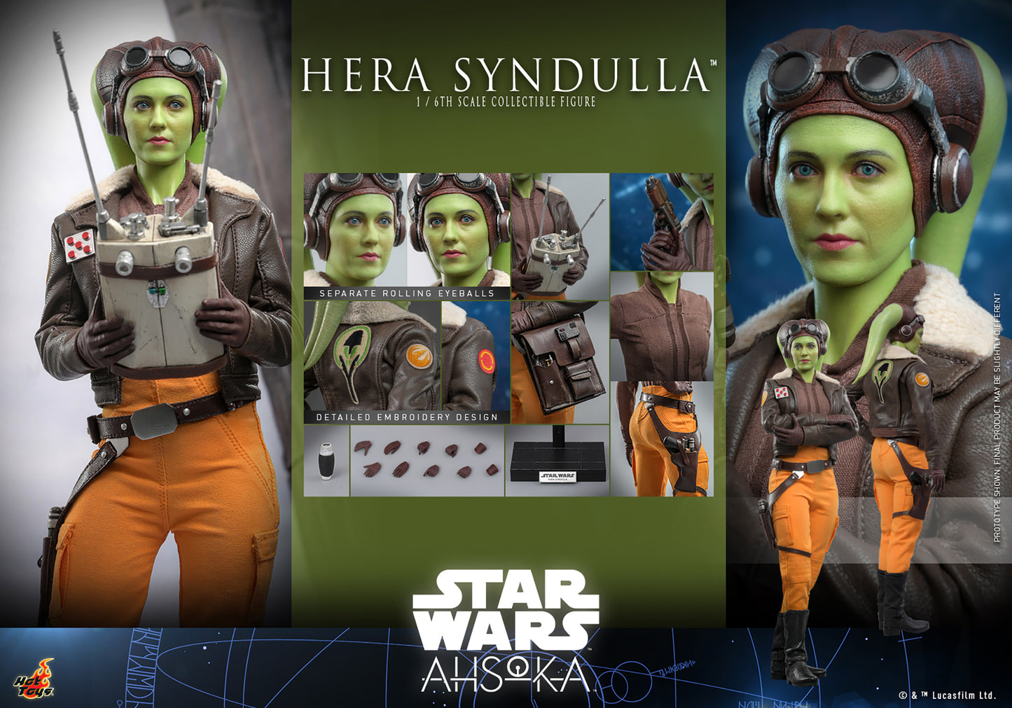 Hera Syndulla Sixth Scale Figure by Hot Toys