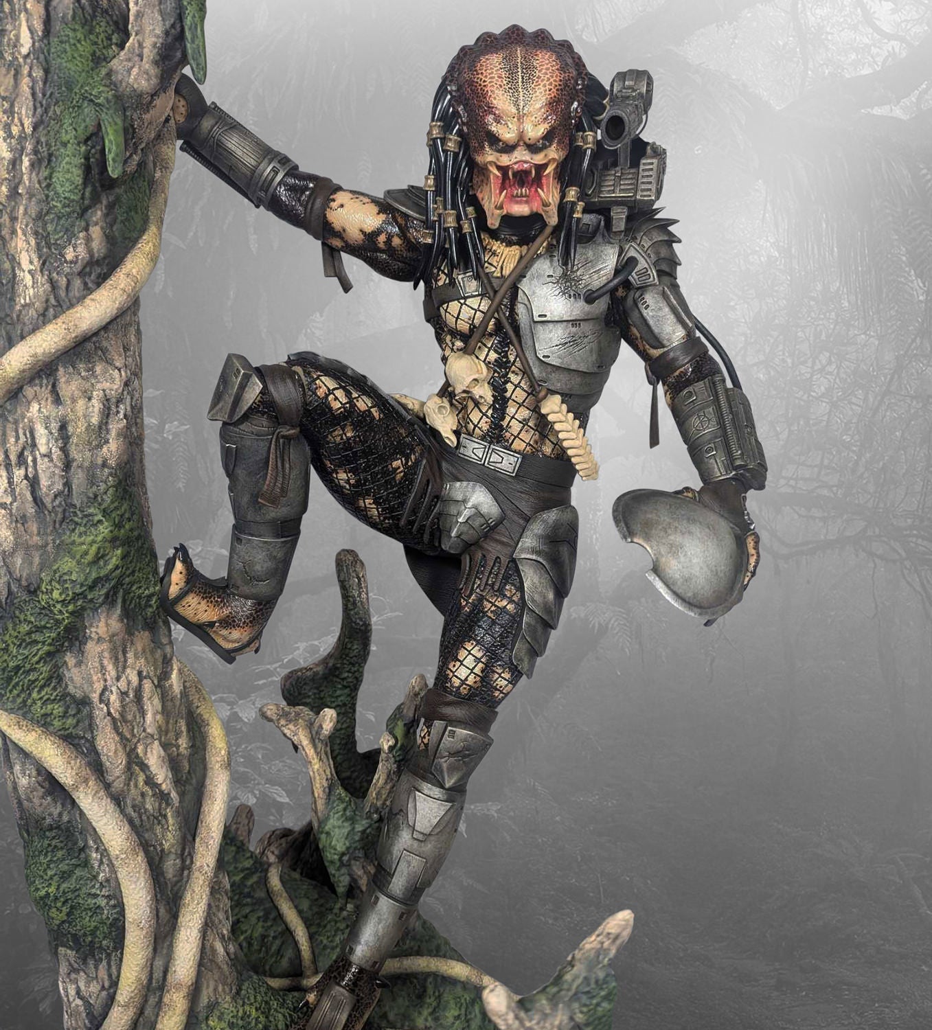 Jungle Hunter Predator 1/4 Scale Statue