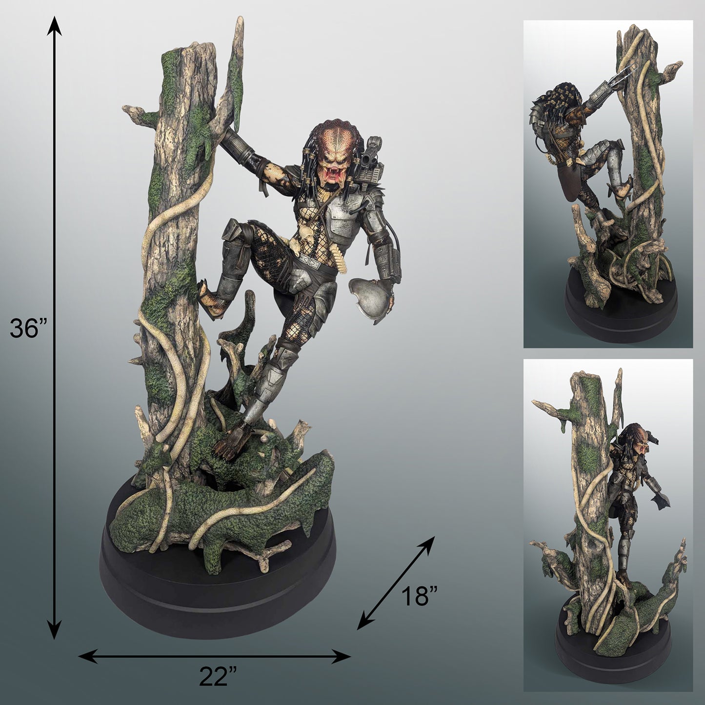 Jungle Hunter Predator 1/4 Scale Statue