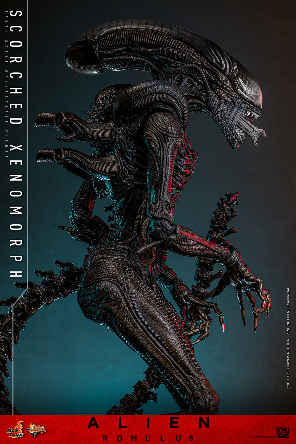 Scorched Xenomorph Sixth Scale Figure