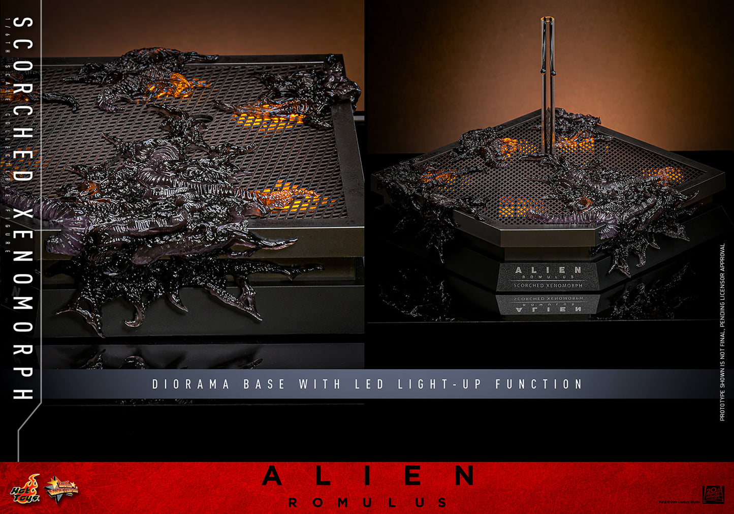 Scorched Xenomorph Sixth Scale Figure