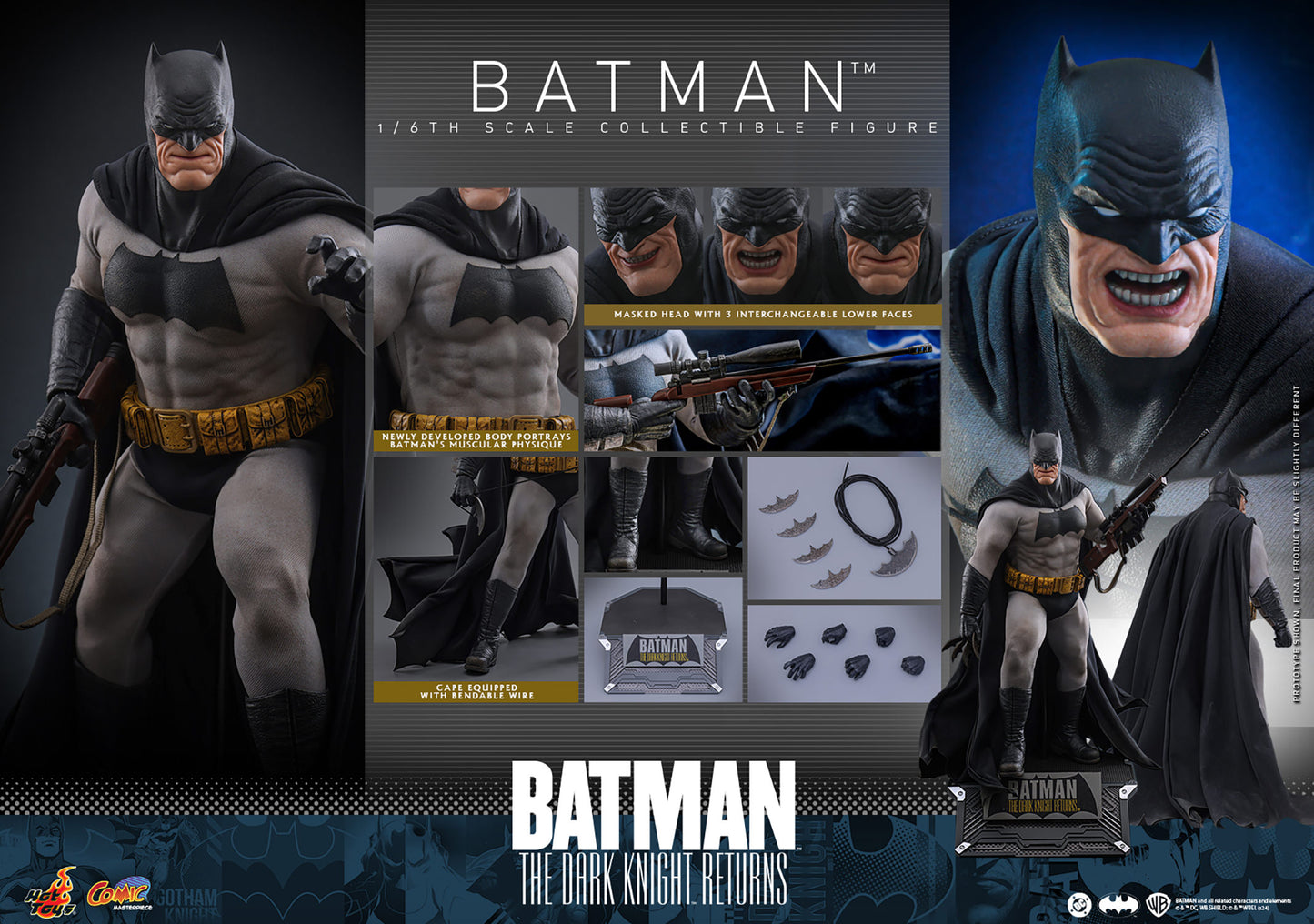 The Dark Knight Returns Batman 1/6 Scale Figure