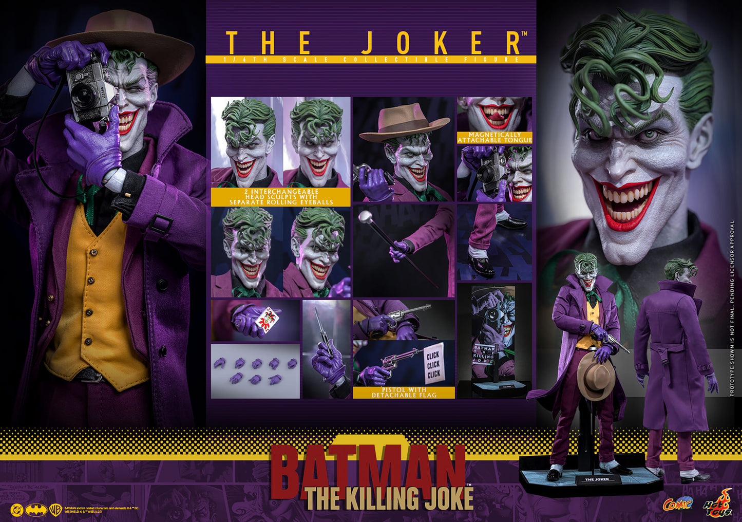 Hot Toys The Joker - Batman: The Killing Joke 1/6 Scale Action Figure