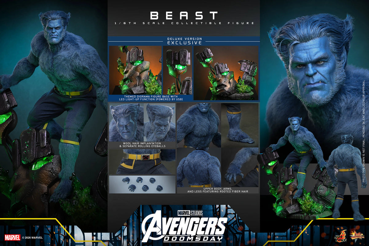 Beast (Deluxe Version) Sixth Scale Figure by Hot Toys