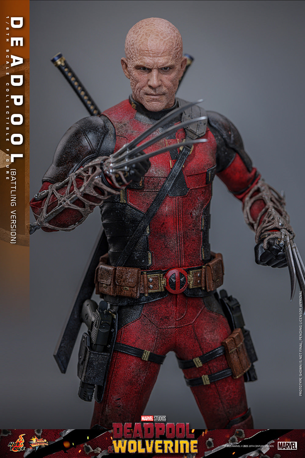 Deadpool (Battling Version) 1/6 Scale Figure