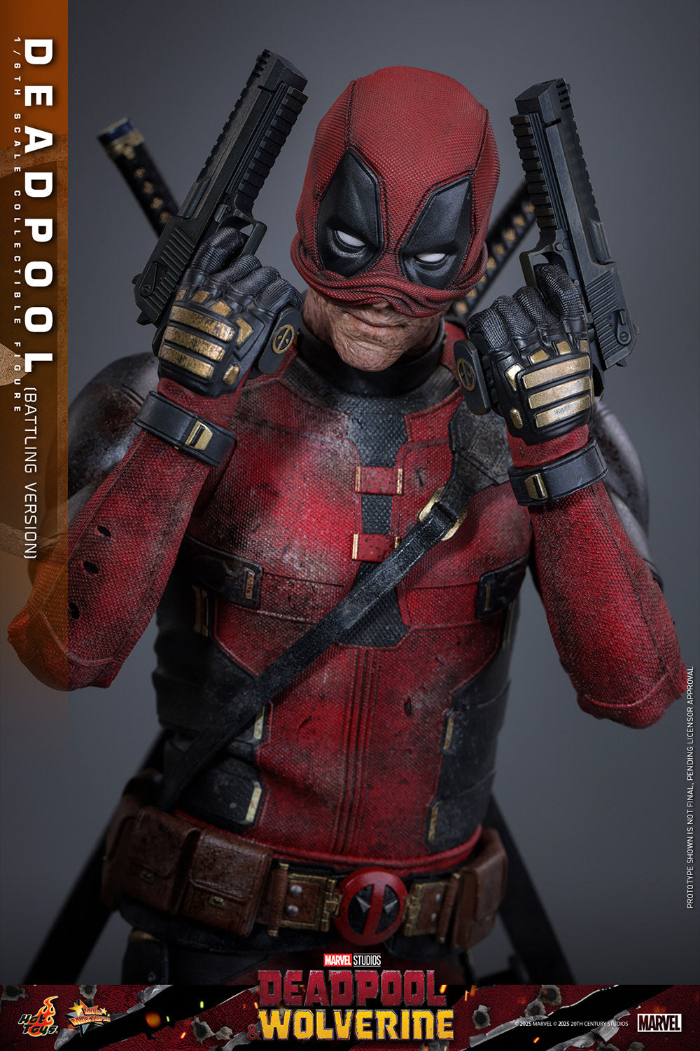 Deadpool (Battling Version) 1/6 Scale Figure