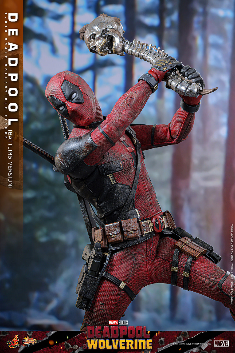 Deadpool (Battling Version) 1/6 Scale Figure