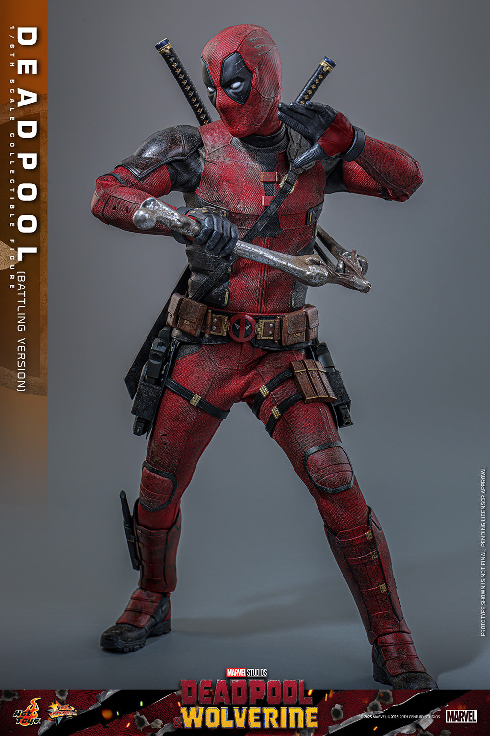 Deadpool (Battling Version) 1/6 Scale Figure