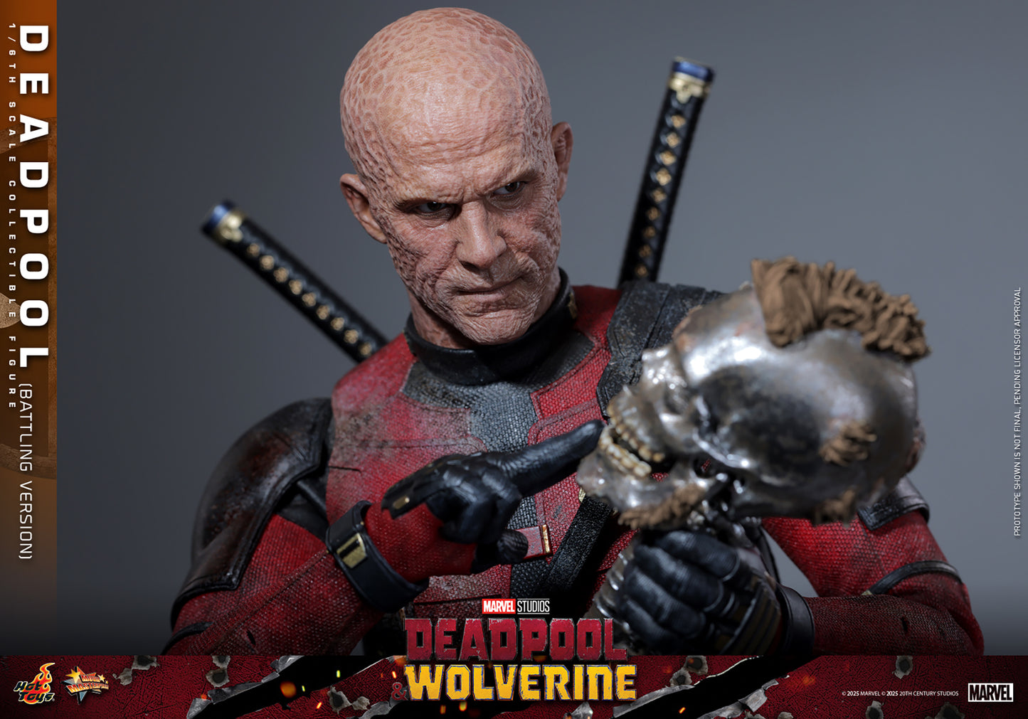 Deadpool (Battling Version) 1/6 Scale Figure