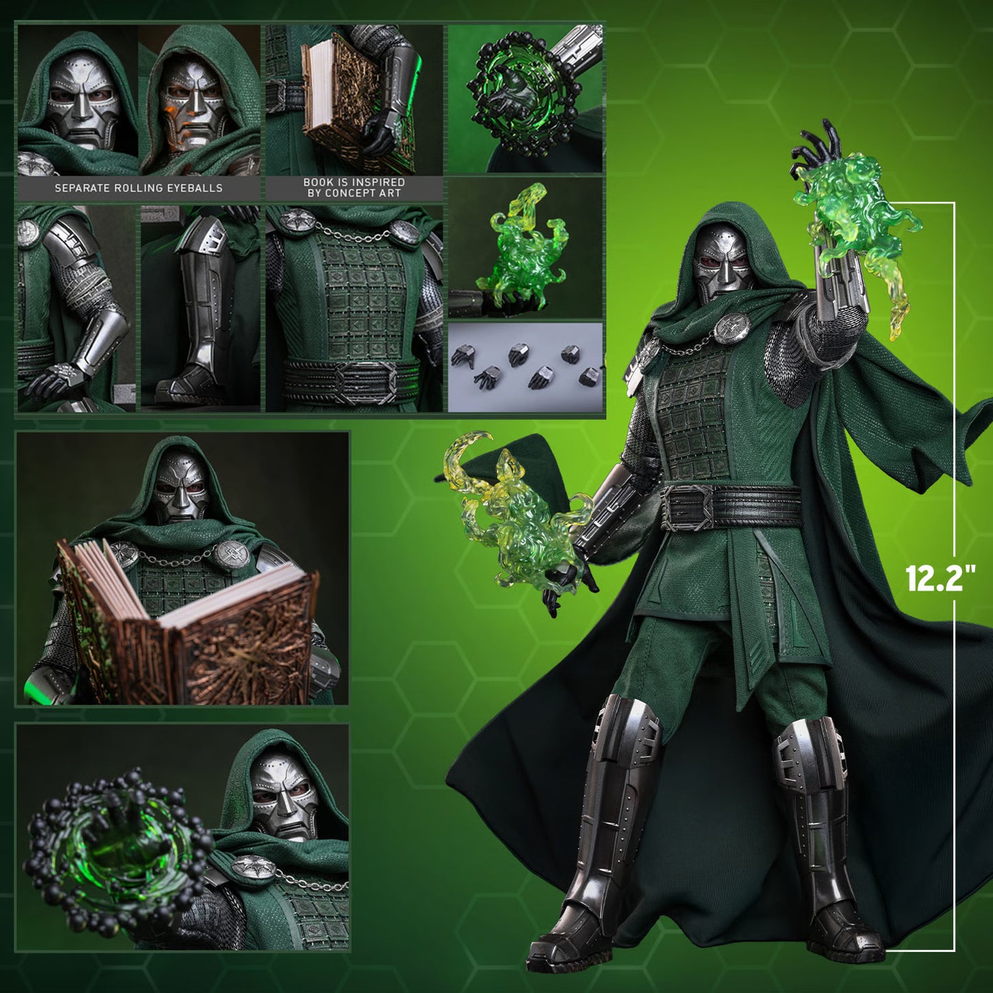 Doctor Doom 1:6 Scale Collectible Figure by Hot Toys