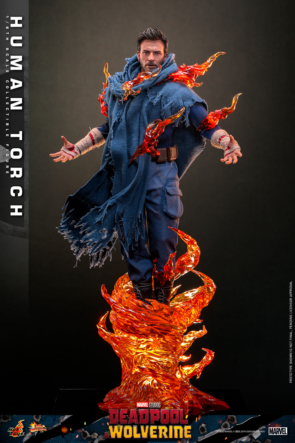 Human Torch Sixth Scale Figure by Hot Toys