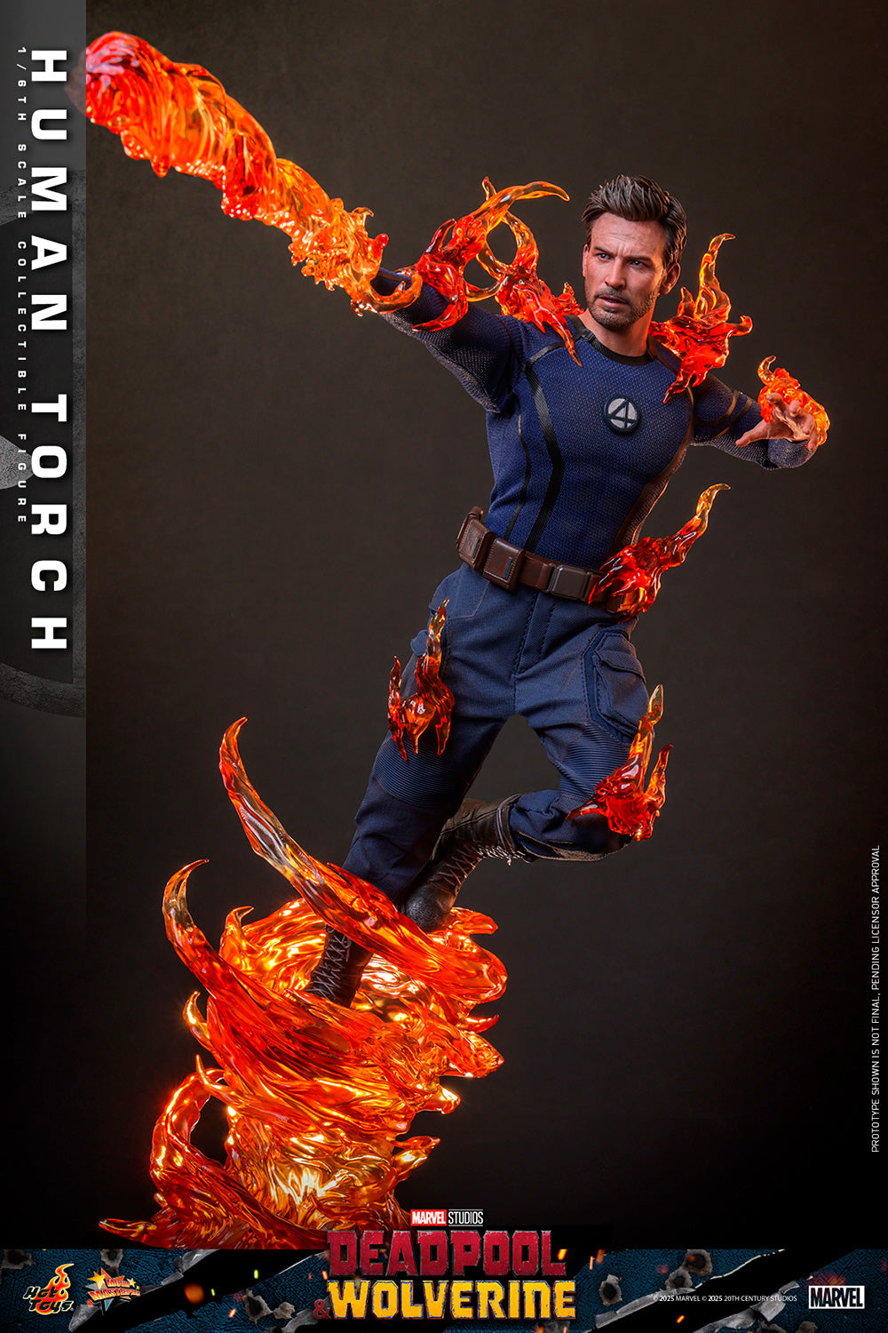 Human Torch Sixth Scale Figure by Hot Toys
