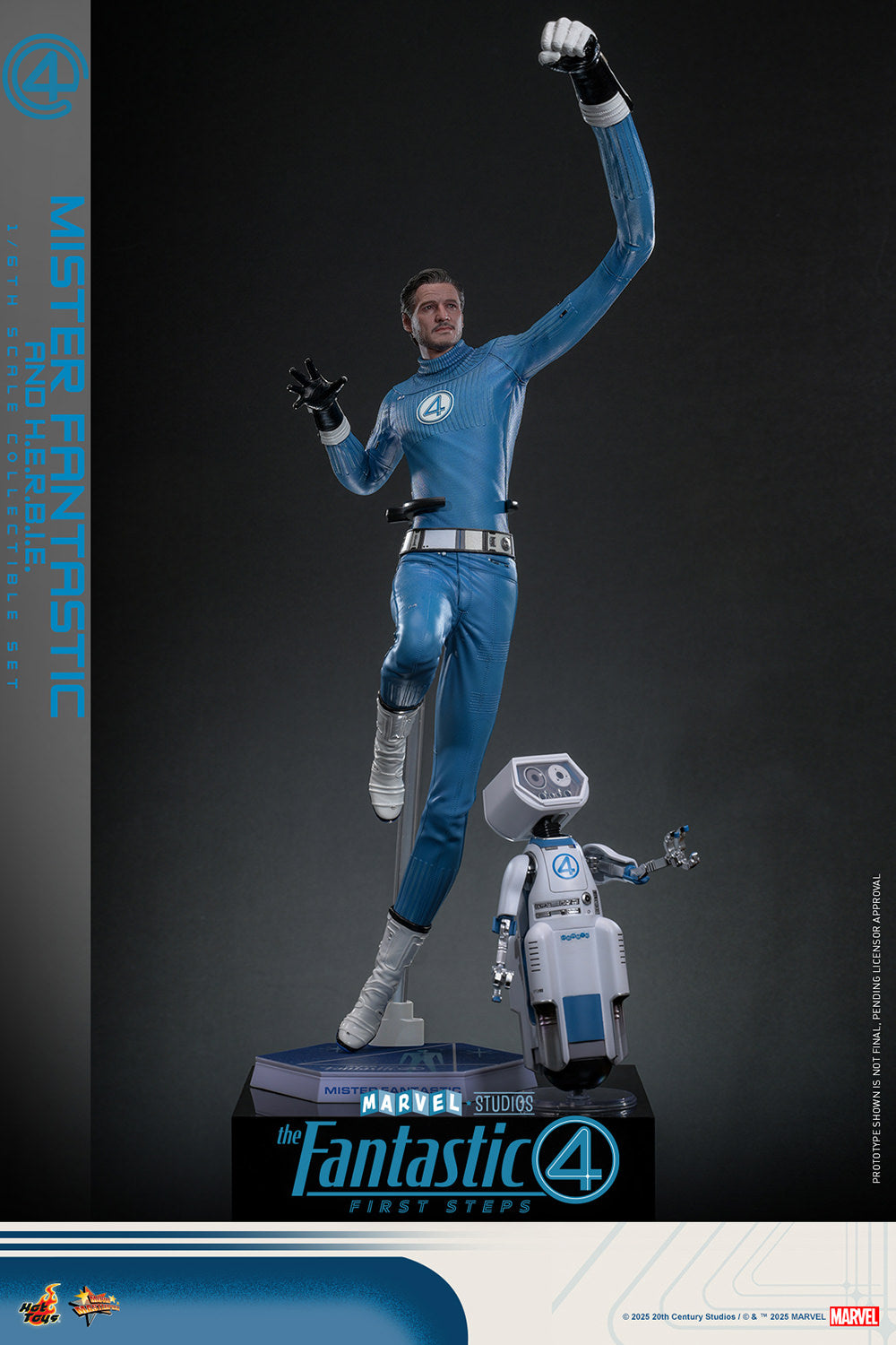 Mister Fantastic and H.E.R.B.I.E. 1/6 Scale Figure Set