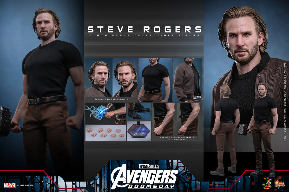 Hot Toys Steve Rogers Sixth Scale Collectible Figure - Avengers: Doomsday