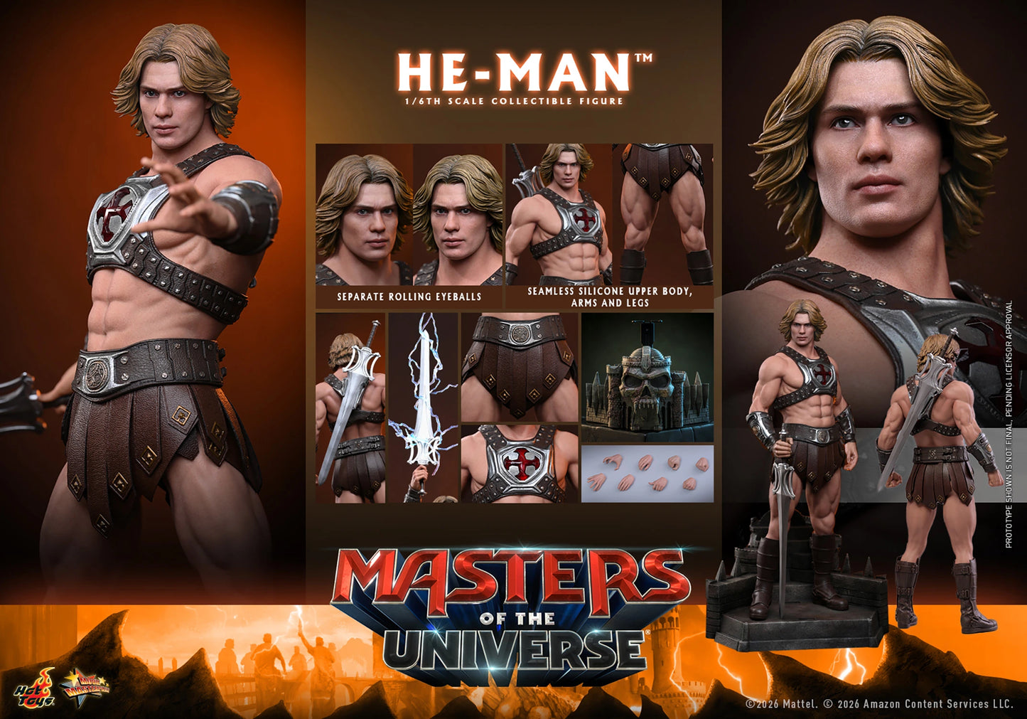 He-Man Sixth Scale Collectible Figure – Hot Toys | Masters of the Universe Movie