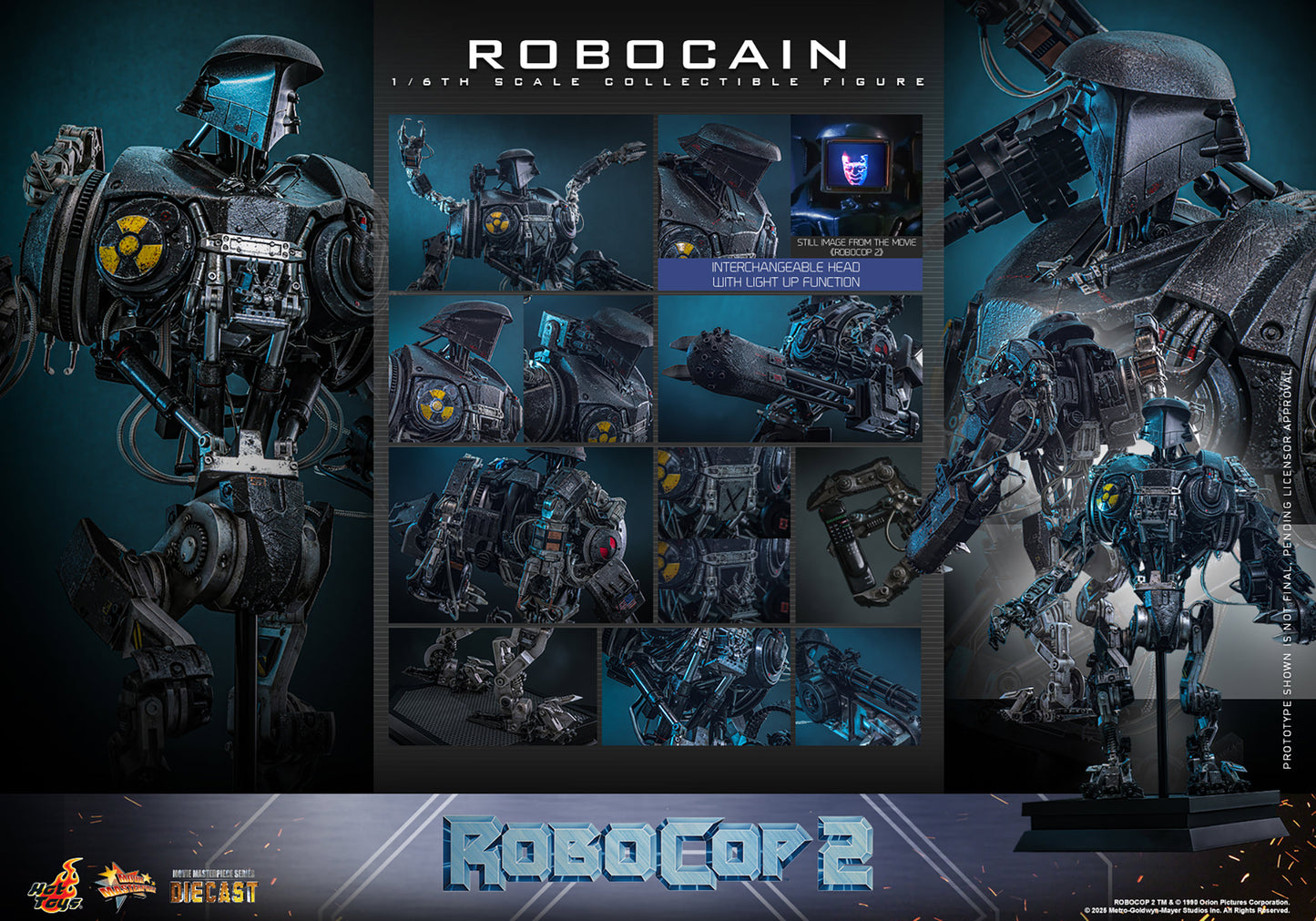 RoboCop 2 RoboCain Sixth Scale Figure
