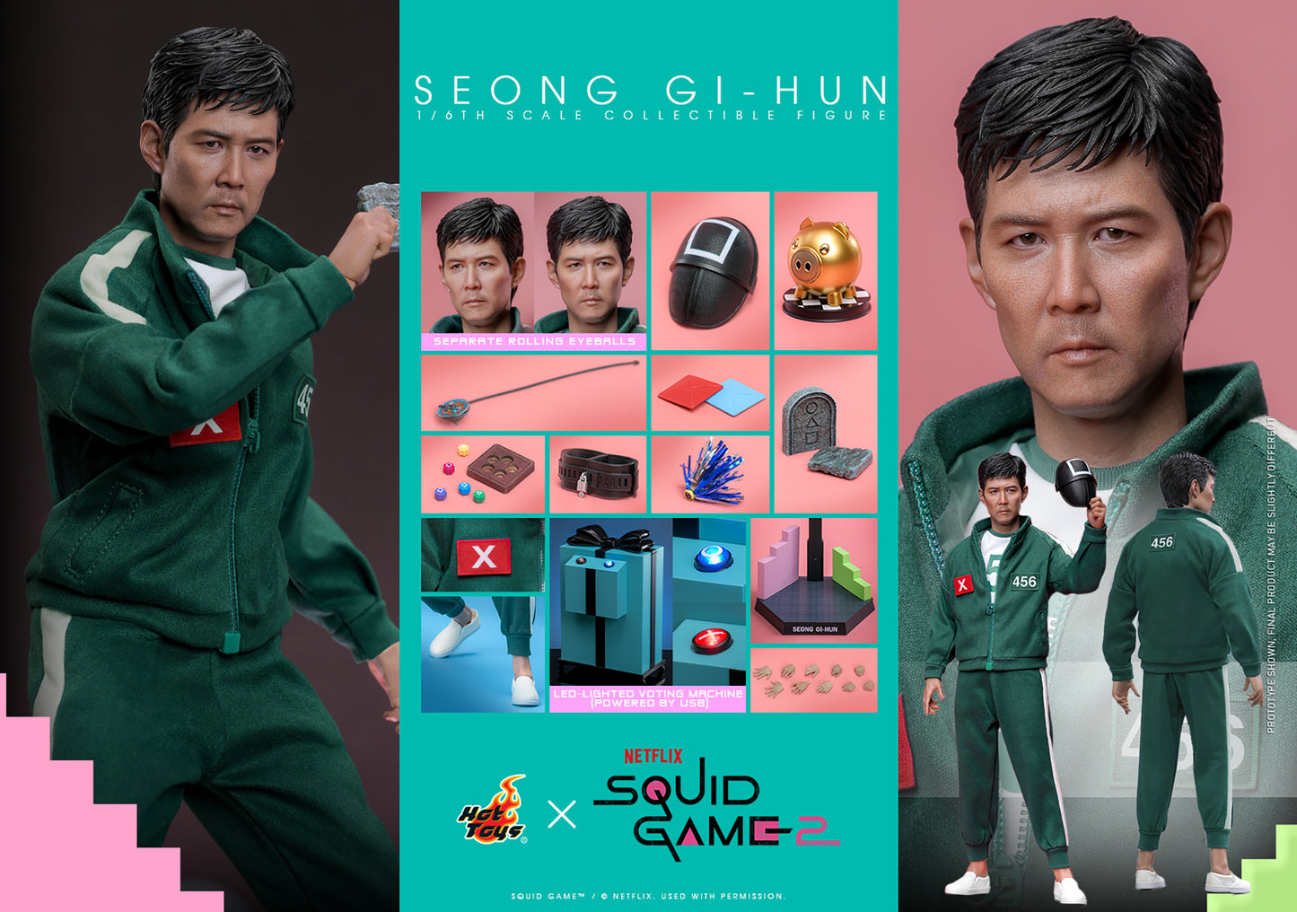 Squid Game 2 Seong Gi-hun 1/6 Scale Figure