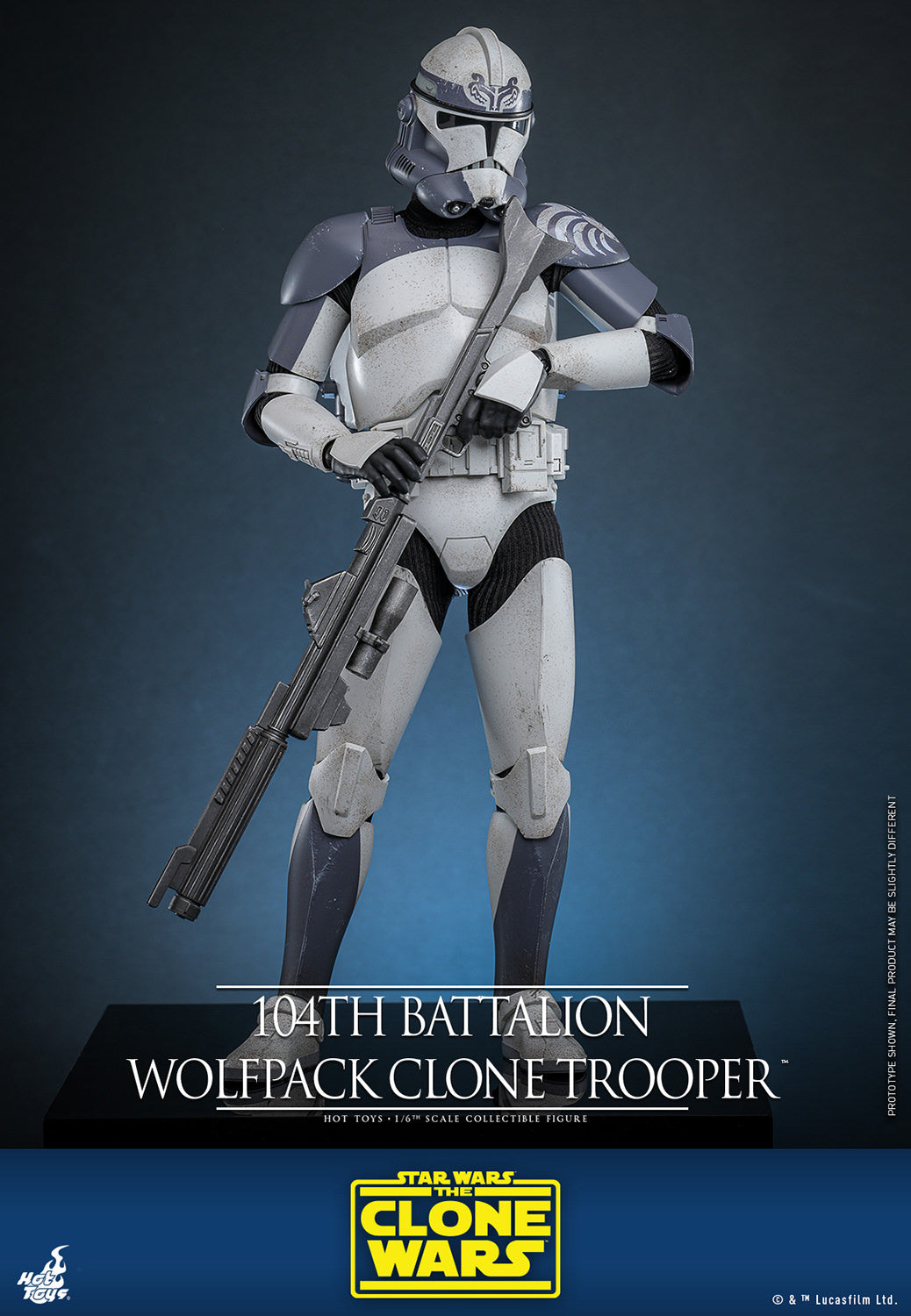 104th Battalion Wolfpack Clone Trooper 1/6 Scale Figure