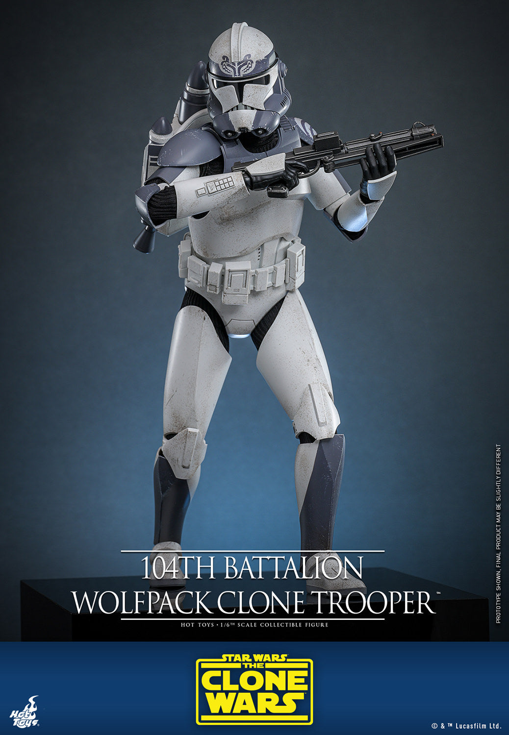104th Battalion Wolfpack Clone Trooper 1/6 Scale Figure