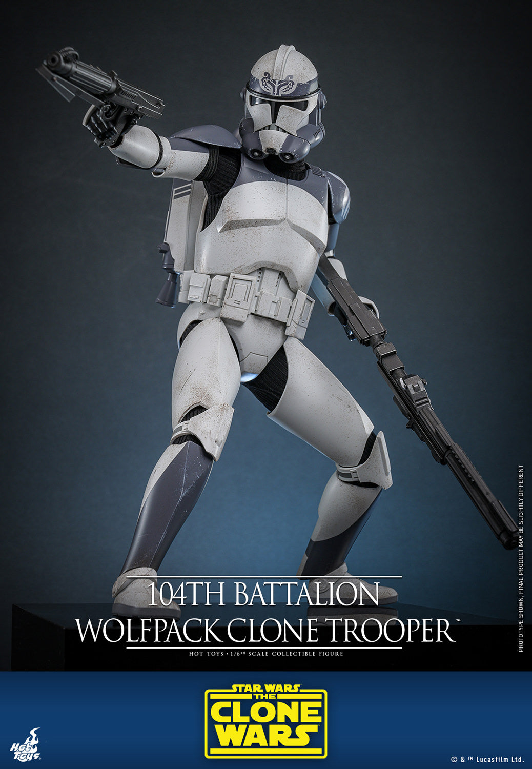 104th Battalion Wolfpack Clone Trooper 1/6 Scale Figure
