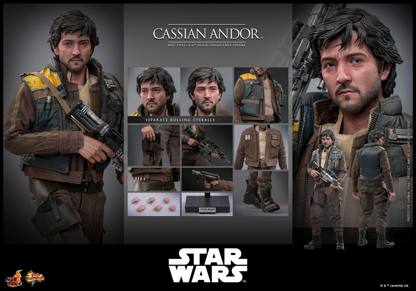 Cassian Andor Sixth Scale Figure